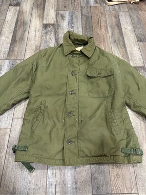 GENUINE Vintage U.S. Navy A-2 Cold Weather Deck Jacket - Vietnam Era